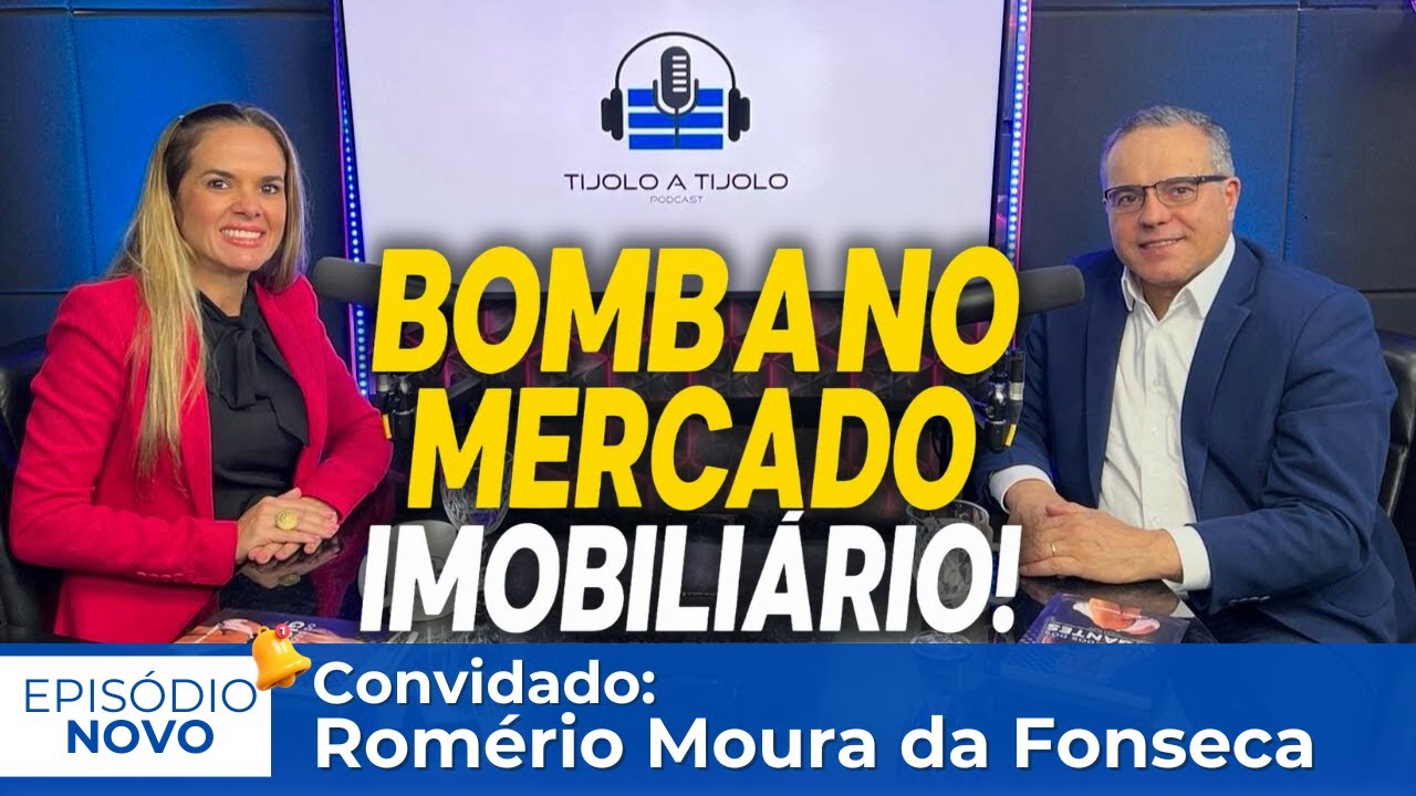 Capa do episódio do podcast Tijolo a Tijolo com Romerio Fonseca